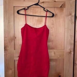 Lulus red bodycon dress